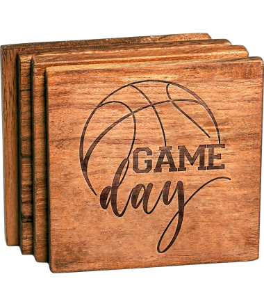 Basketball Game Day Coaster Set