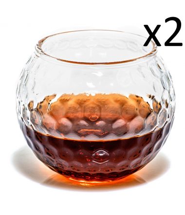 Two Golf Whiskey Glasses
