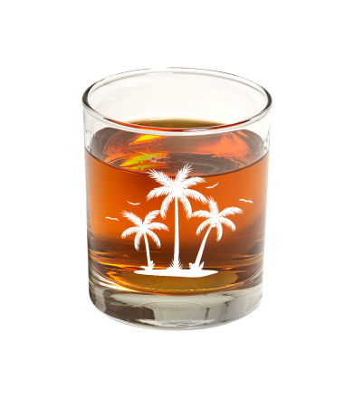 Palm Tree Cocktail Glasses